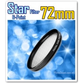72MM ORIGINAL GREEN.L STAR 6 LENS FILTER