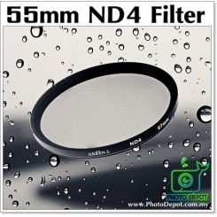 55mm Original Green.L ND4 Lens Filter 