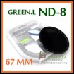 ORIGINAL GREEN.L 67MM Neutral Density ND8 LENS FILTER