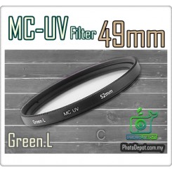 Green.L 49mm MC-UV Multi Coated Ultra-Violet Filter 