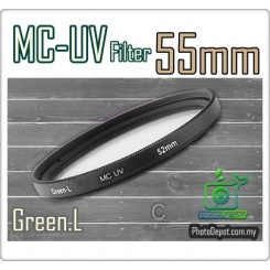 Green.L 55mm MC-UV Multi Coated Ultra-Violet Filter