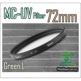 Green.L 72mm MC-UV Multi Coated Ultra-Violet Filter