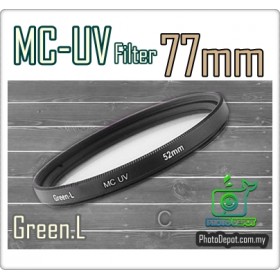 Green.L 77mm MC-UV Multi Coated Ultra-Violet Filter
