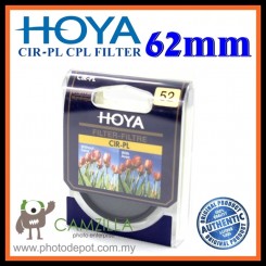 100% Genuine 62MM HOYA Circular Polarizer (CPL) FILTER