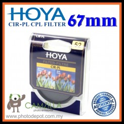 100% Genuine 67MM HOYA Circular Polarizer (CPL) FILTER