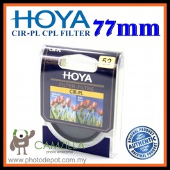 100% Genuine 77MM HOYA Circular Polarizer (CPL) FILTER