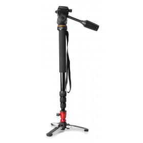 Kreisel K-38 Camera Monopod With Three Feet Stand Support Base For DSLR Canon Nikon