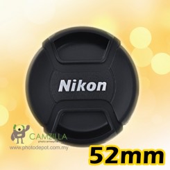 52mm Nikon lens cover / lens cap 