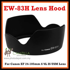EW-83H Lens Hood for Canon EF 24-105mm f/4L IS USM Lens
