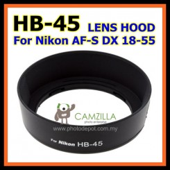 HB-45 HB45 Lens Hood Shade for Nikon AF-S 18-55/3.5-5.6 G VR