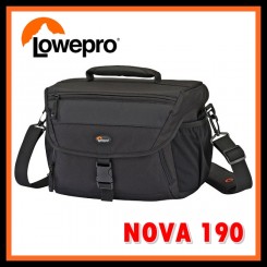 Lowepro Nova 190 AW Shoulder Bag Camera Bag (Black)