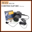 MAX MM-701 Hands Free 3.5mm Clip Mic Dslr Microphone - 5 Meter