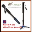 Manbily A-222 Camera Monopod,Portable Professional DSLR Monopod For Canon Nikon DSLR DV Lightweight Monopod Max:65