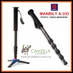 Manbily A-333 Camera Monopod,Portable Professional DSLR Monopod For Canon Nikon DSLR DV Lightweight Monopod