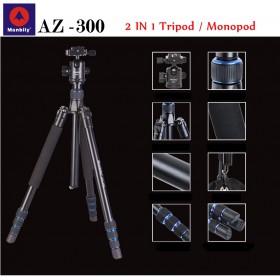 MANBILY AZ-300 Camera DSLR Professional portable travel tripod (MAX LOAD 15KG)
