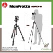 MANFROTTO Befree advanced Carbon Fiber Travel Tripod twist, ball head