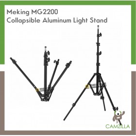 Meking Collapsible Aluminum Light Stand Tripod MG-2200 220cm/7.2ft Photo Studio
