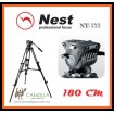 NEST NT-777 Professional 180cm 1.8m DSLR Camcorder Tripod+ Fluid Video Head Kit