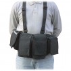 Newswear Men's Medium Chestvest (Black)
