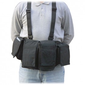 Newswear Men's Medium Chestvest (Black)