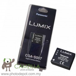 PANASONIC CGA-S007, CGAS007 OEM Camera battery, High Capacity 1000mAh