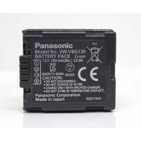 Panasonic VW-VBG130 Lithium Battery for HDC-HS700, TM700, HS300, TM300, HS250, SD20, HS20, HDC-SDT750 Camcorders