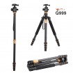 QZSD-999 Pro Camera Tripod with Monopod Function Ballhead Kit For DSLR Camera