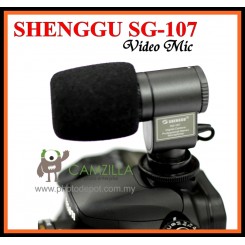 New SG-107 DV Stereo Microphone for Canon Nikon Sony SLR Camera / DV / Camcorder