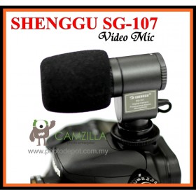 New SG-107 DV Stereo Microphone for Canon Nikon Sony SLR Camera / DV / Camcorder