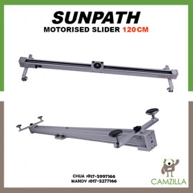Sunpath 120cm 1.2m Portable professional Electric Control DSLR Camera Slider Motorized Photo Cameras Stabilizer Track dolly rail