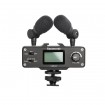 Saramonic CaMixer Microphone Kit with Dual Stereo Condenser Mics, Digital Mixer & XLR/Mini-XLR Input with +48V Phantom Power Preamp - For DSLR Cameras and Camcorders