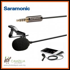 Saramonic LMX1 Clip On Microphone for iPhone and Android devices