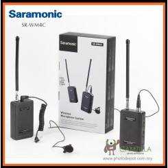 Saramonic SR-WM4C Wireless Lavalier Camera Microphone for Dslr Camera Video Camcorder (200' Range)