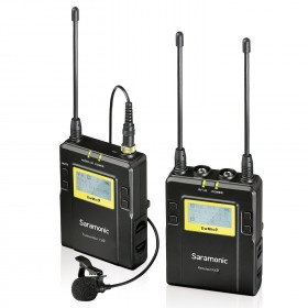 Saramonic UWMIC9 RX9 & TX9 96-Channel Digital UHF Wireless Lavalier Mic System 