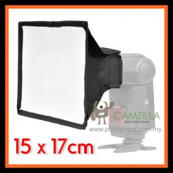 Camzilla SB1517 Universal Flash Softbox Diffuser for Canon Nikon Sony Nissin Yongnuo 