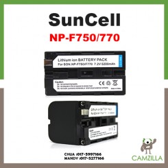 Suncell Sony NP-F770 Compatible Battery for Sony DCRVX2100, HDRFX1, HDRFX7 