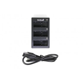 Suncell 3-channel USB Charger for GoPro Hero 5 CH-GP5