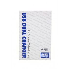 SUNCELL USB DUAL CHARGER FOR NP-F550 F770 F970