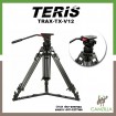 Teris TX-V12 Professional Tripod with Fluid Head 100mm bowl Load 12KG for Video camcorder tripod HDV Film RED Scarlet Epic