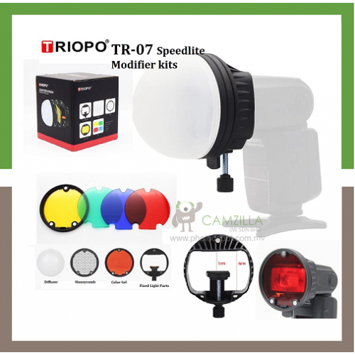TRIOPO TR-07 MagDome Color Filter Reflector Honeycomb Diffuser Ball ...