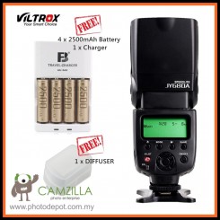 Viltrox JY680A On-camera Speedlite Light Flash  for Canon Nikon Sony Pentax DSLR Camera 