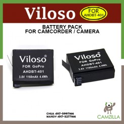 Viloso AHDBT-401 Rechargeable Battery for GOPRO HERO 4 Action Camera