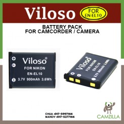 Viloso Rechargeable Li-Ion Battery for Nikon S5100 EN-EL10