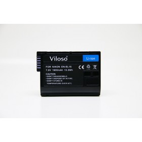 Viloso EN-EL15 Rechargeable Li-Ion Battery for Nikon V1 D600 D610 D750