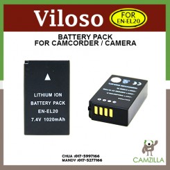 Viloso EN-EL20 Rechargeable Li-ion Battery Nikon 1 J1 digital camera