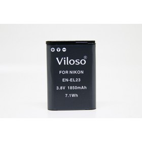 Viloso EN-EL23 Li-on rechargeable Battery for El23 Nikon P900 P600