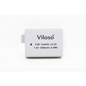 Viloso LP-E5 Rechargeable Li-Ion Battery for Canon EOS 500D 450D LP-E5