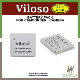 Viloso NB-4L Camera Battery, Li-ion, 750mAh