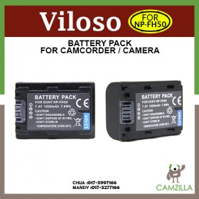 Viloso NP-FH50 Li-Ion Battery for Sony A230 A330 A290 A390 FH50