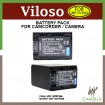 Viloso Sony NP-FV100 FV100 Battery Lithium-Ion for NEX-VG30 NEX-VG900